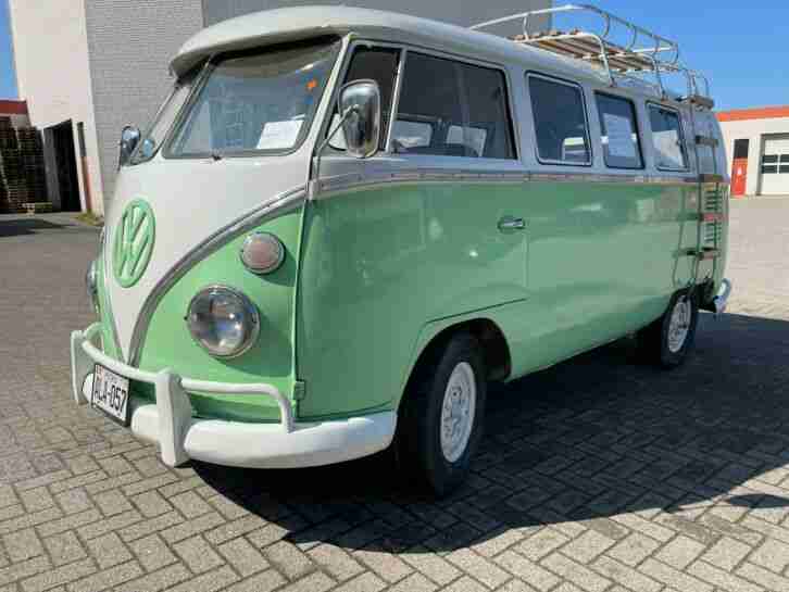 VW T1 Bus Bulli grün Super Restaurationsbasis 1965 Made
